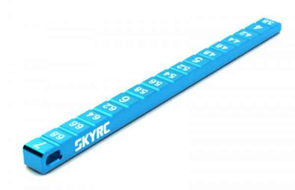 misuratore per altezza telaio (3.8 to 7.0 mm) Blue