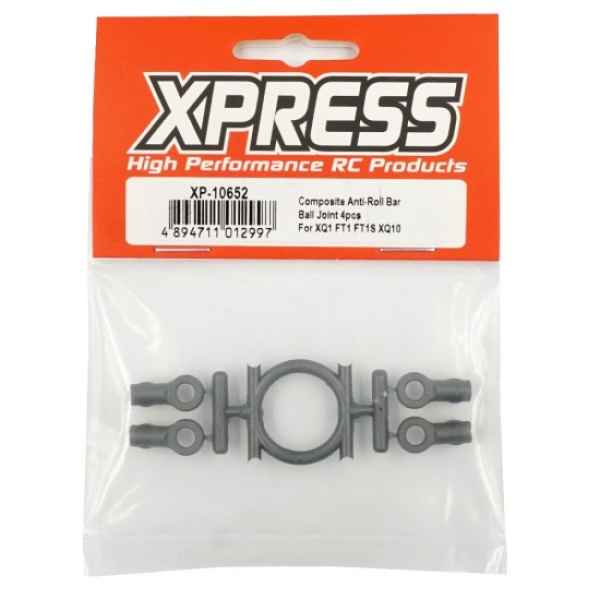 COMPOSITE ANTI-ROLL BAR BALL JOINT 4PCS FOR EXECUTE SERIES xpress - ricambi e optional automodelli, XPRESS EXECUTE XQ10-XQ11-XQ2S-XQ10R-DR1S-FT1-FT1S-XQ1-AT1-XM1-XM1S-XQ1-XQ1S