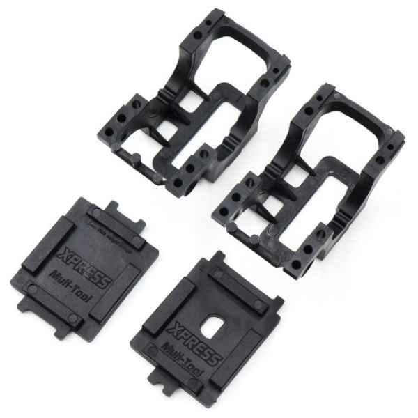 COMPOSITE LOWER BULKHEAD W/ MULTI TOOL FOR EXECUTE XQ1S XQ2S XM1S FT1S FM1S xpress - ricambi e optional automodelli, XPRESS EXECUTE XQ10-XQ11-XQ2S-XQ10R-DR1S-FT1-FT1S-XQ1-AT1-XM1-XM1S-XQ1-XQ1S