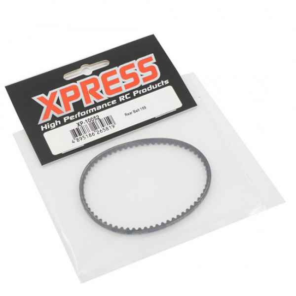 XPRESS 10052 - XQ1 / XQ2S / K1 / M1 / XQ10 - Rear Belt 189mm idone per xray t4 da 2014 a 2019