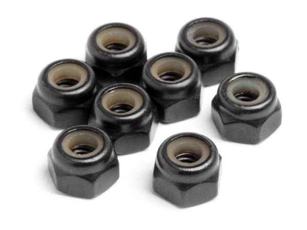 set dadi autobloccanti neri M4 8pz blackbull - viteria, dadi-collarini-dadi ruota set dadi autobloccanti neri M4 8pz blackbull - viteria, dadi-collarini-dadi ruota