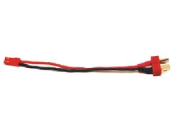 adattatore deans maschio con bec jst maschio con cavo siliconico 20awg L=100mm (1pz) rcs - elettronica-cavetteria, adattatori e prolunghe