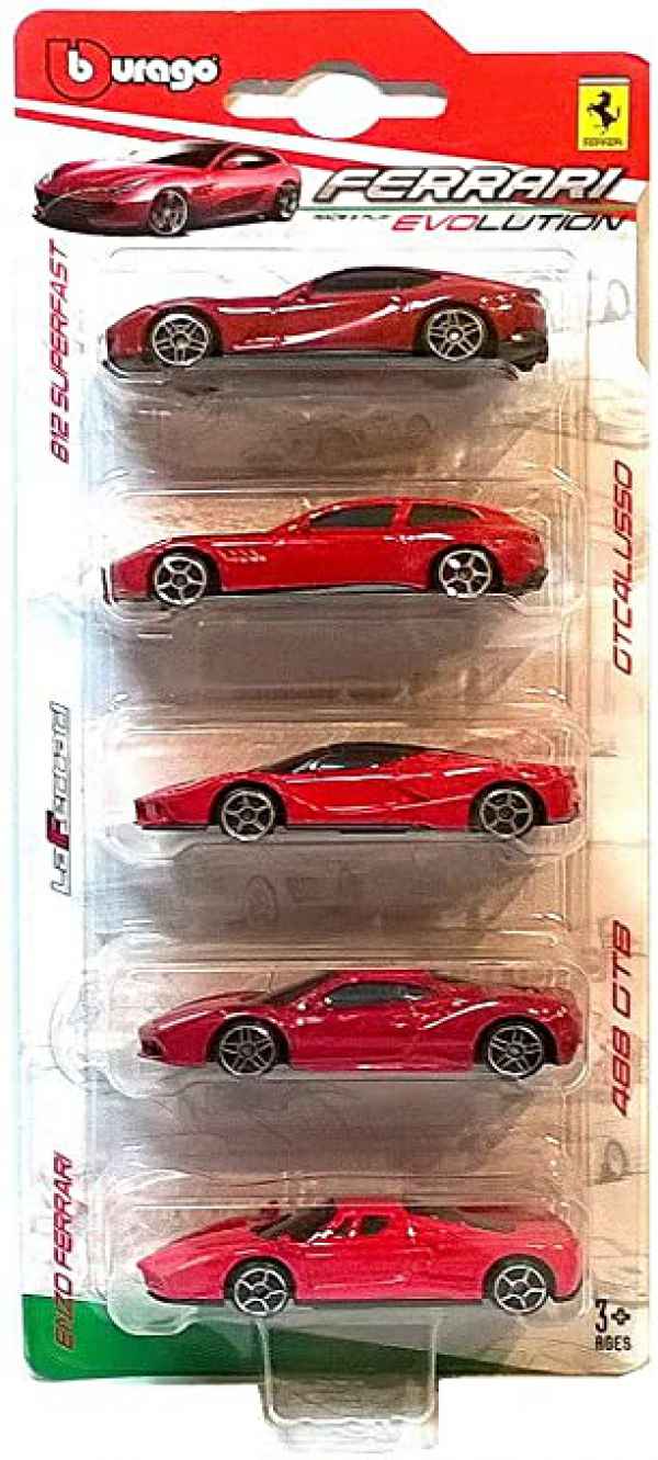 Bburago Ferrari 1/76 Modelli Assortiti 5PZ
