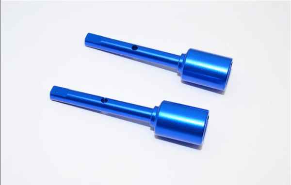 bicchierini anteriore e posteriore per assale centrale in alluminio blu anodizzato per TT02 GPM racing products - ricambi e optional automodelli, Tamiya TT-02-altri modelli