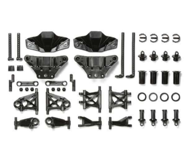 set bracci-paraurti-ammortizzatori-colonnine per Tamiya TT-02 parti B tamiya - ricambi e optional automodelli, Tamiya TT-02-altri modelli