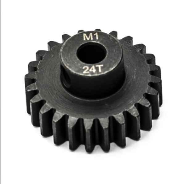 pignone modulo 1 da 24denti con foro 5mm +grano di fissaggio hobbytech - corone e pignoni, pignoni mod.1 pignone modulo 1 da 24denti con foro 5mm +grano di fissaggio hobbytech - corone e pignoni, pignoni mod.1