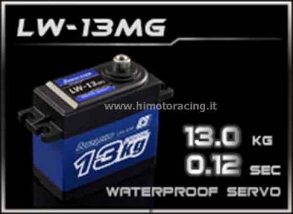 Servo Digitale waterproof 13Kg Power con ingranaggi in alluminio