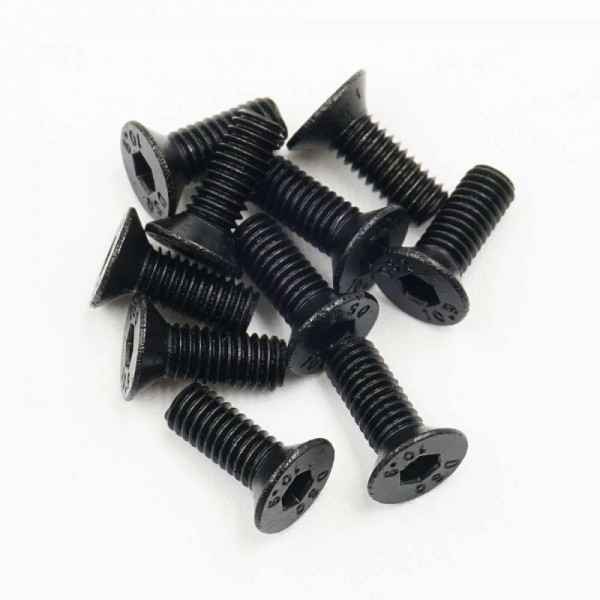 set viti indurite M3x8mm con testa svasata 10pz xpress - viteria, bulloncini e viti con testa svasata