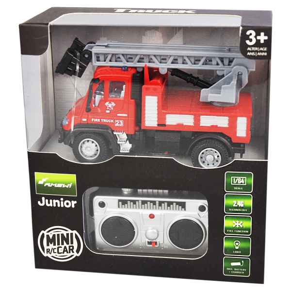 amewi mini R/C car 1/64 2,4ghz camion dei pompieri