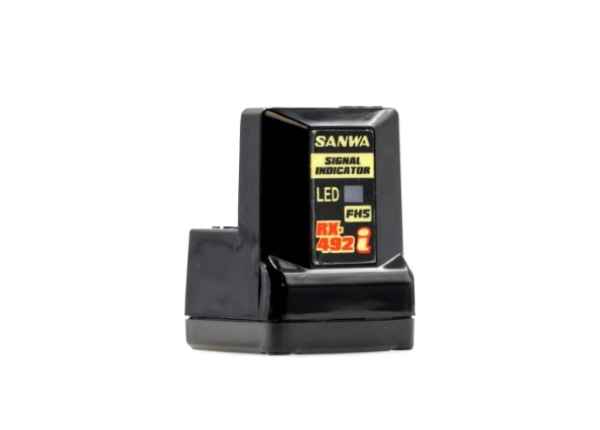 ricevente sanwa rx-492i per auto elettriche con antenna integrata e indicatore di segnale FH5 sanwa - elettronica-cavetteria, riceventi-accessori ricevente