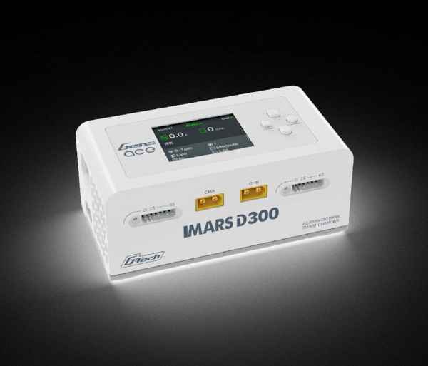 caricabatterie Gens ace IMARS D300 G-TECH Channel AC/DC 300W/700W bianco