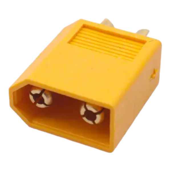 connettore singolo xt60 maschio konect - elettronica-cavetteria, connettori connettore singolo xt60 maschio konect - elettronica-cavetteria, connettori