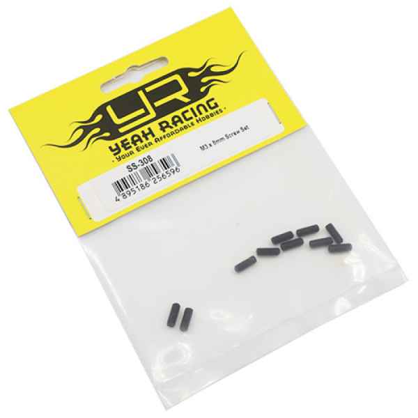 set grani M3x8mm 10pz yeahracing - viteria, grani set grani M3x8mm 10pz yeahracing - viteria, grani
