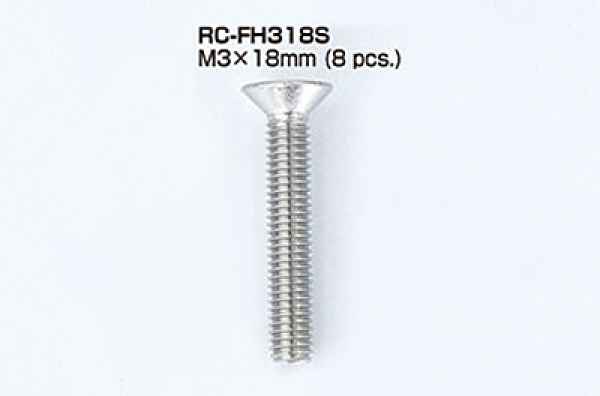 set viti 3x18mm stainless race opt - viteria, bulloncini e viti con testa svasata