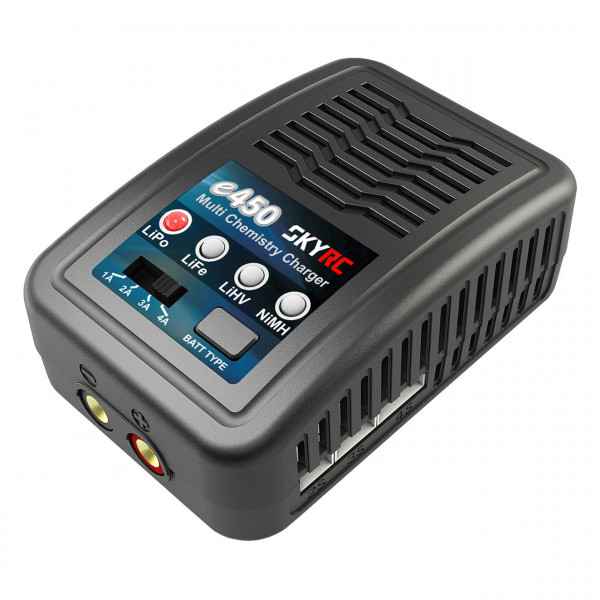 SkyRC Caricabatterie e450 AC NiMh 6-8S / LiPo 2-4S 1-4A 50W Charger skyrc - elettronica-cavetteria, caricabatterie-alimentatori-scaricatori SkyRC Caricabatterie e450 AC NiMh 6-8S / LiPo 2-4S 1-4A 50W Charger skyrc - elettronica-cavetteria, caricabatterie-alimentatori-scaricatori