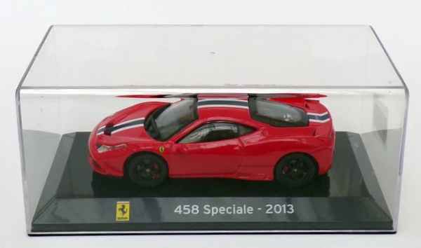 Ferrari 1/43 458 Speciale 2013 con cerchi neri (con teca) pdm - automodelli statici- da collezione, FERRARI GT DA COLLEZIONE 1/43-1/24