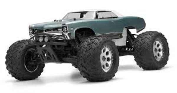 carena per monster 1/8 HPI Pontiac GTO 1967 trasparente+decals e accessori hpi - carrozzerie ed accessori, monster-buggy-truggy