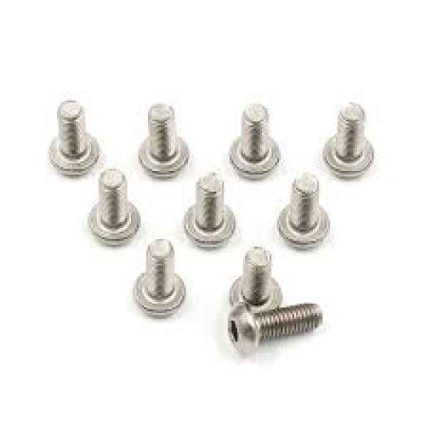 set viti in titanio YEAH RACING M3x8mm testaa bottone 10pz yeahracing - viteria, viti in titanio-alluminio set viti in titanio YEAH RACING M3x8mm testaa bottone 10pz yeahracing - viteria, viti in titanio-alluminio