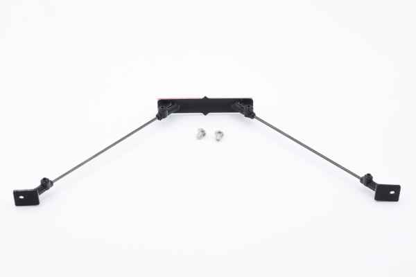 Rinforzo carena centrale per touring 190mm con viti di fissaggio mibosport - carrozzerie ed accessori, alettoni e sistemi di fissaggio per touring 1/10