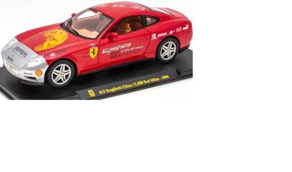 Burago 1/24 Ferrari 612 Scaglietti China 15000 Red Miles 2004 burago - automodelli statici- da collezione, FERRARI GT DA COLLEZIONE 1/43-1/24