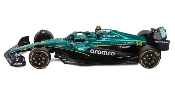 1/43 BURAGO ASTON MARTIN F1 AMR25 N14 2025 F.ALONSO burago - automodelli statici- da collezione, FORMULA 1 DA COLLEZIONE