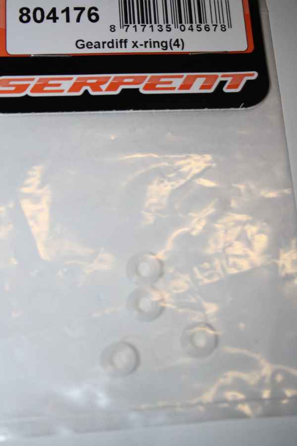 o ring silicone per differenziale serpent - ricambi e optional automodelli, SERPENT 1/8 pista 977-988-989-990