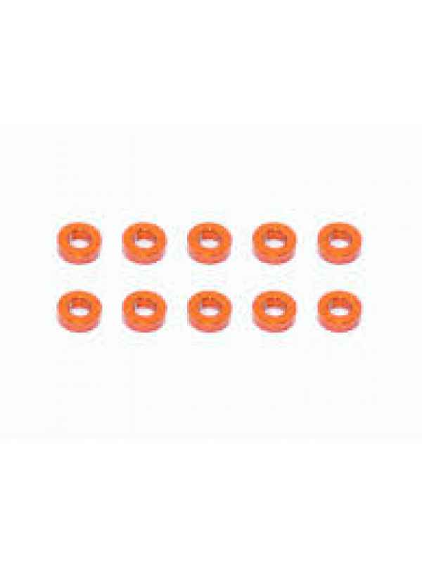 alu shims  3x6x2mm orange (10)