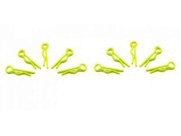 clips piccole gialle fluo