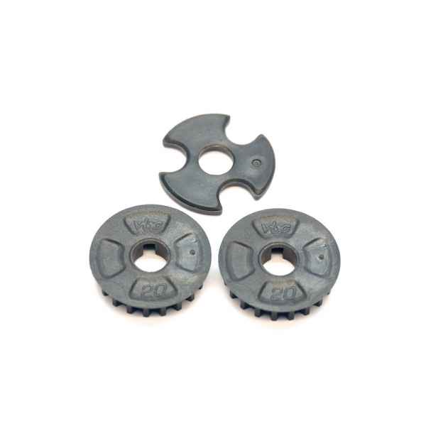 20t center pulley /pulley spacer set
