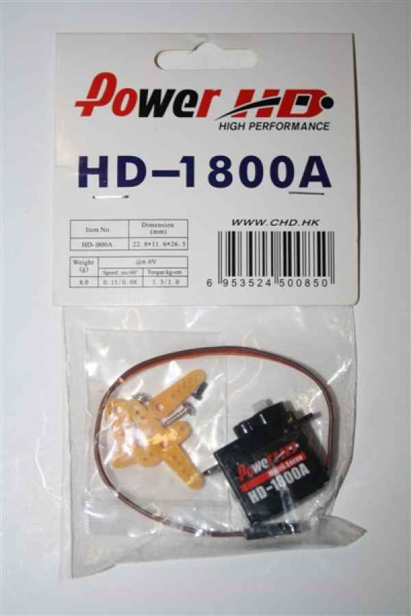 miniservo 1.3 kg 0.11 sec HIMOTO - elettronica-cavetteria, servocomandi